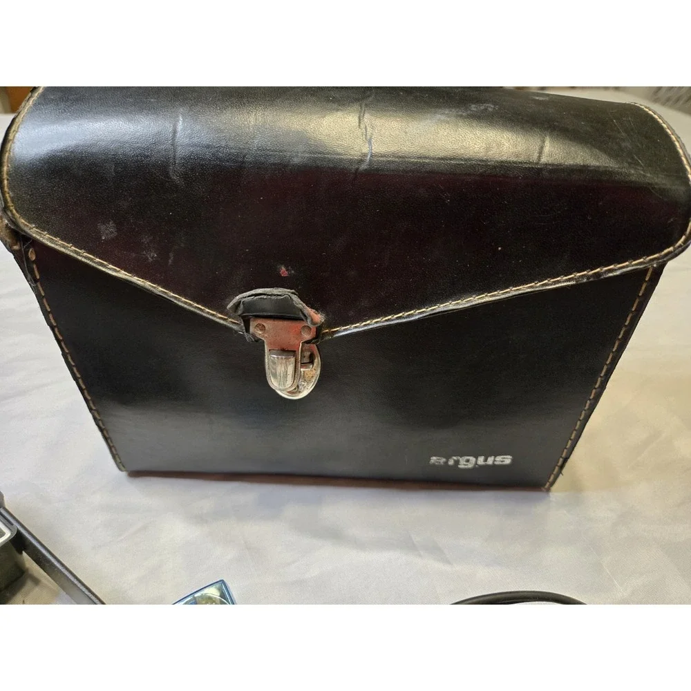 Vtg‎ Argus Model 800 Movie Camera And Parts As Shown With Case